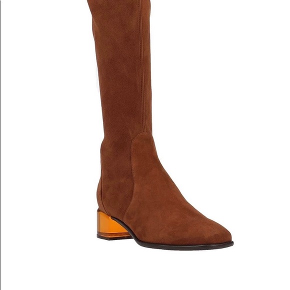 “Charolet” OTK Stuart Weitzman boots NIB Sz 40 - Picture 2 of 10